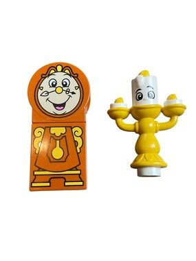 LEGO DUPLO Disney Beauty & The Beast Lumiere & Cogsworth Figure Set
